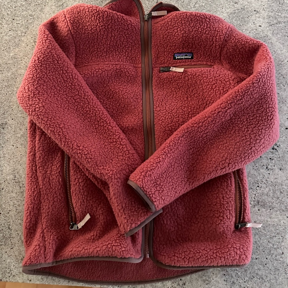 Patagonia retro pile fleece jacket EUC size medium